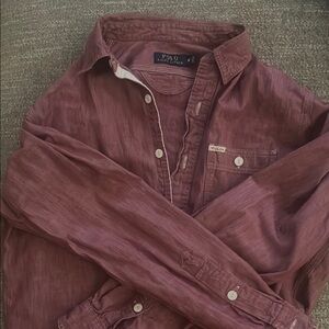 Polo by Ralph Lauren Red Casual Button Down Shirt